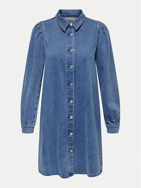 Джинсовое платье стандартного кроя Only, синий
Джинсовое платье стандартного кроя Only, синий