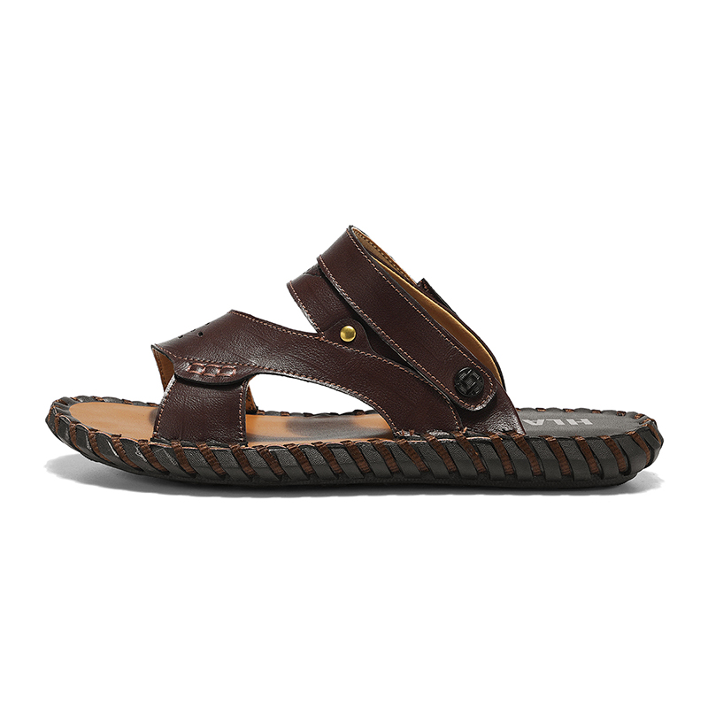 HLA Пляжные сандалии мужские черно-коричневые, цвет Brown
HLA Пляжные сандалии мужские черно-коричневые, цвет Brown