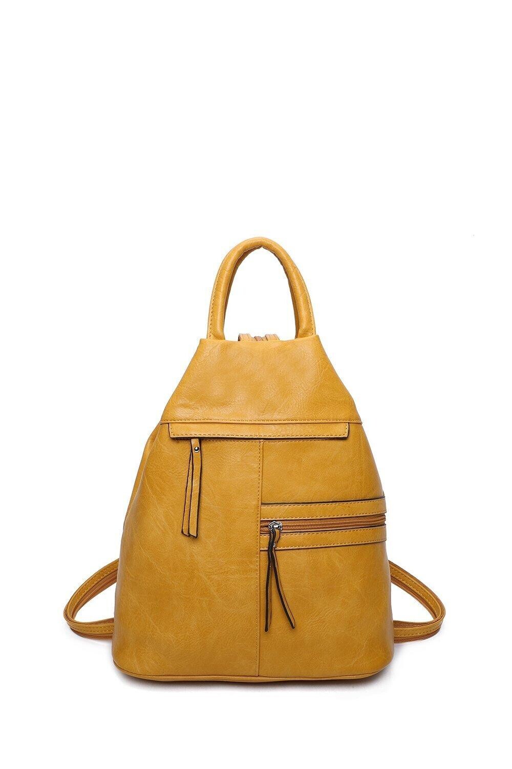 Рюкзак-трансформер Lira из искусственной кожи Fontanella Fashion, желтый
Рюкзак-трансформер Lira из искусственной кожи Fontanella Fashion, желтый