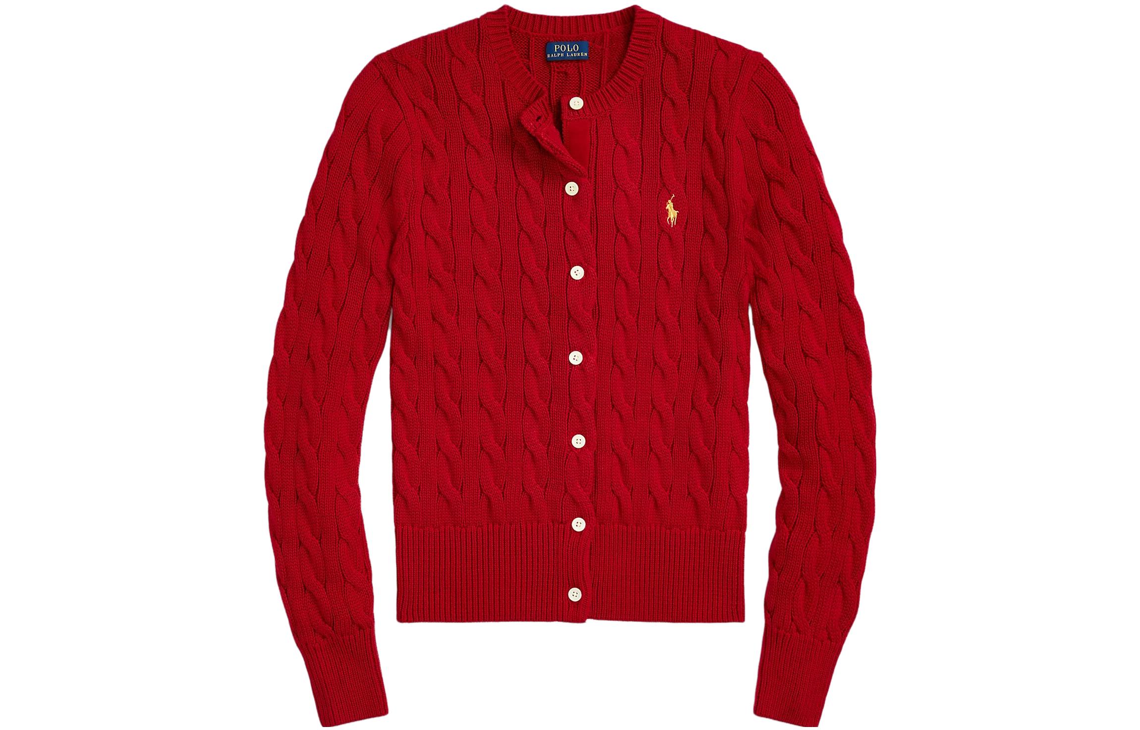 Трикотажная женская красная футболка Polo Ralph Lauren 
Трикотажная женская красная футболка Polo Ralph Lauren