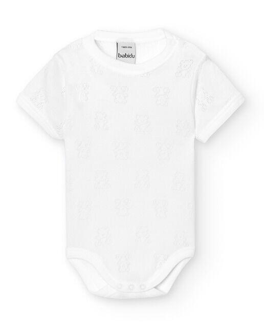 Набор из 2 детских боди с короткими рукавами и открытыми плечами, ажурные мишки Babidú, белый
Набор из 2 детских боди с короткими рукавами и открытыми плечами, ажурные мишки Babidú, белый