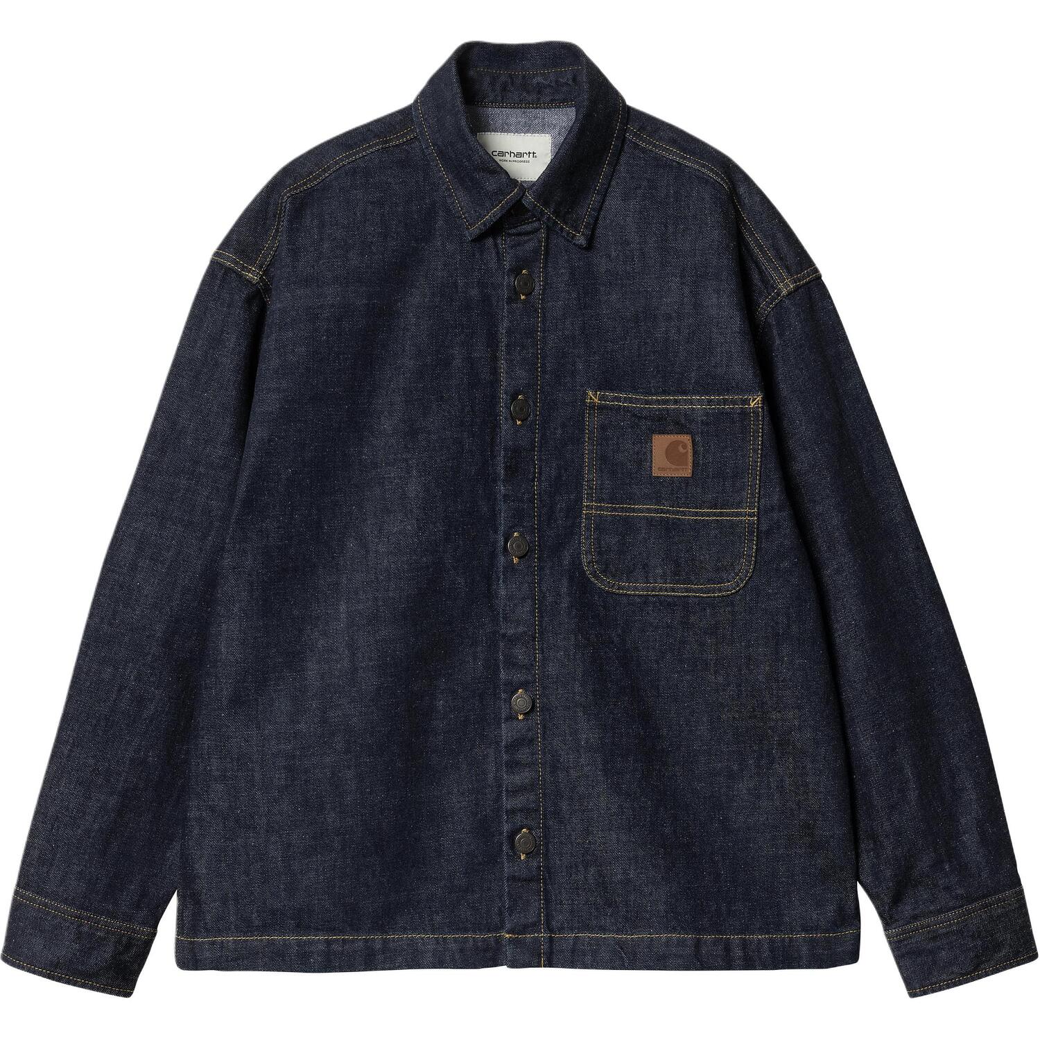 Carhartt WIP Джинсовая куртка W' Lovilia Shirt Jac, Blue
Carhartt WIP Джинсовая куртка W' Lovilia Shirt Jac, Blue