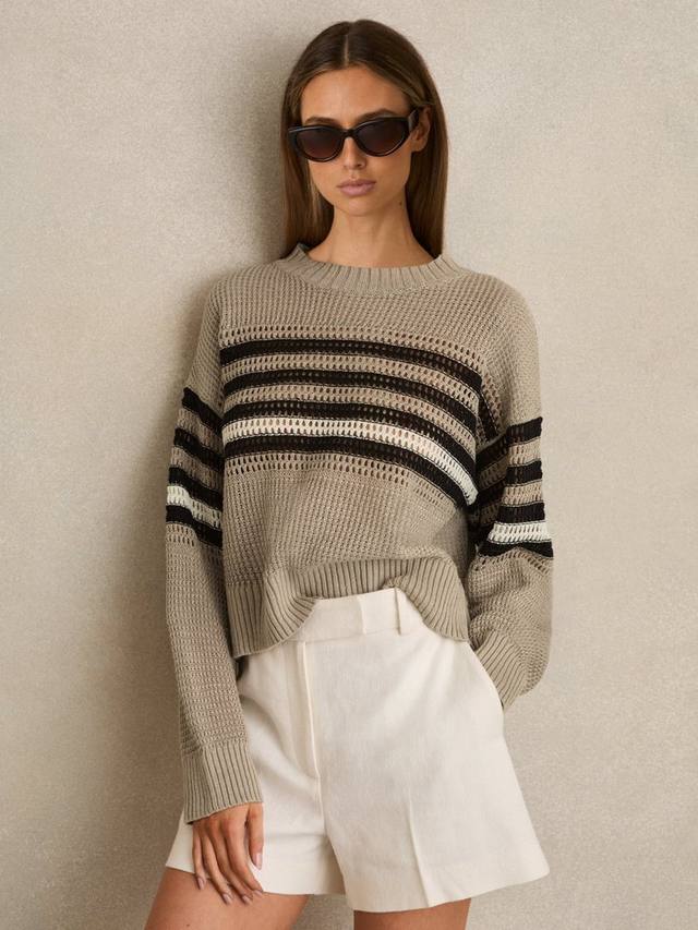 Джемпер из чистого льна в полоску catrice Reiss, цвет Stone/Multi
Джемпер из чистого льна в полоску catrice Reiss, цвет Stone/Multi