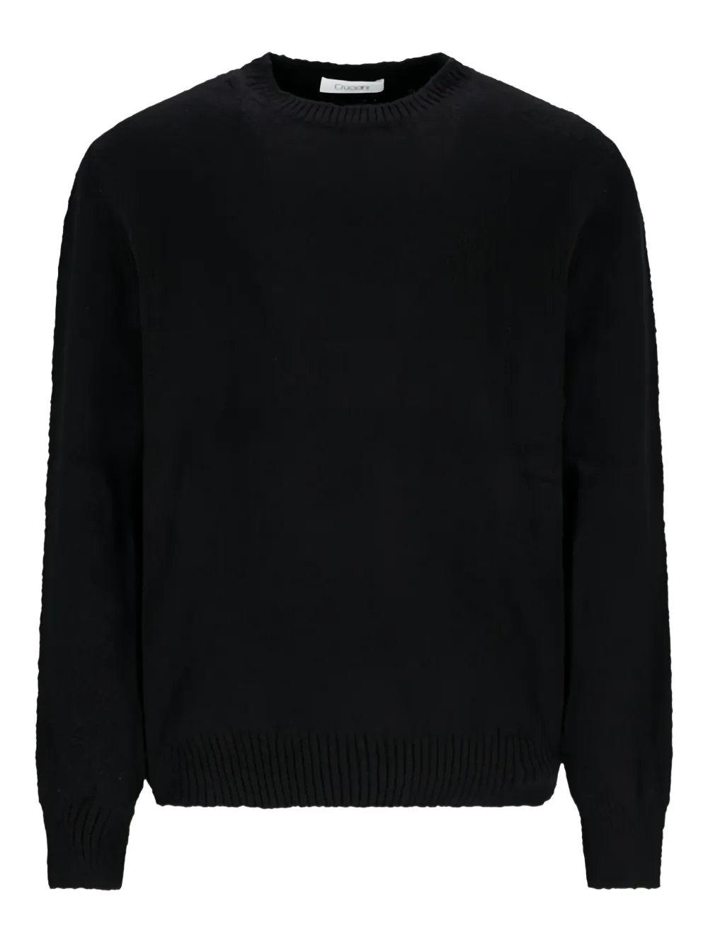 Шерстяной свитер с круглым вырезом Cruciani, черный
Шерстяной свитер с круглым вырезом Cruciani, черный