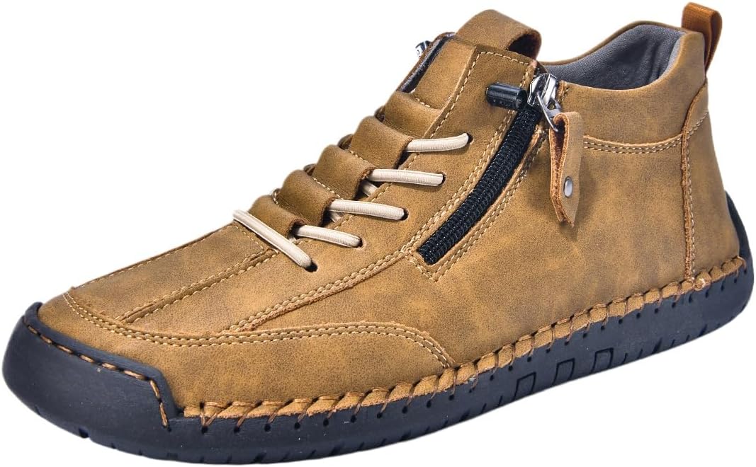 Мужские повседневные кожаные туфли-ботинки на щиколотку Чукка, ручная работа, с боковой молнией, средние, слипоны, лоферы, модные, легкие, для ходьбы и вождения, высокие ботинки Hhhchpm, золотой
Мужские повседневные кожаные туфли-ботинки на щиколотку Чукка, ручная работа, с боковой молнией, средние, слипоны, лоферы, модные, легкие, для ходьбы и вождения, высокие ботинки Hhhchpm, золотой