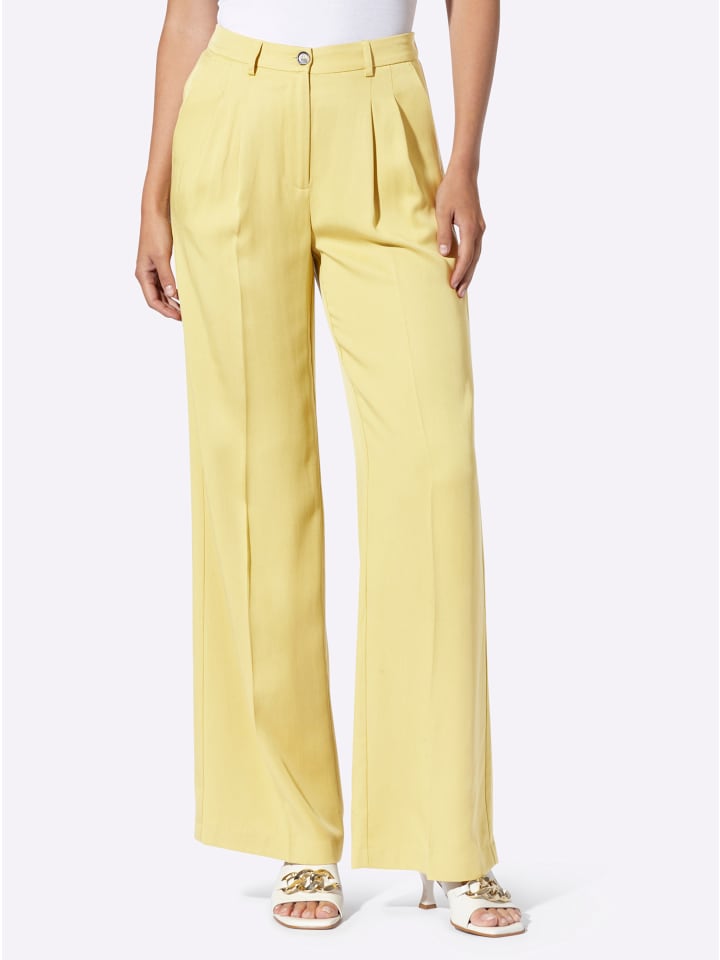 Heine Тканые брюки лимонного цвета
Heine Тканые брюки лимонного цвета