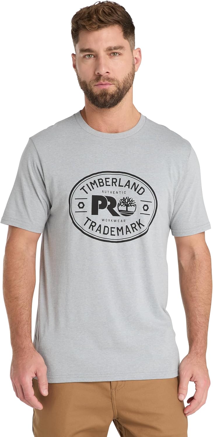 Мужская футболка с коротким рукавом и принтом торговой марки Timberland PRO, Medium Grey Heather, Серый, Мужская футболка с коротким рукавом и принтом торговой марки Timberland PRO, Medium Grey Heather
Мужская футболка с коротким рукавом и принтом торговой марки Timberland PRO, Medium Grey Heather, Серый, Мужская футболка с коротким рукавом и принтом торговой марки Timberland PRO, Medium Grey Heather