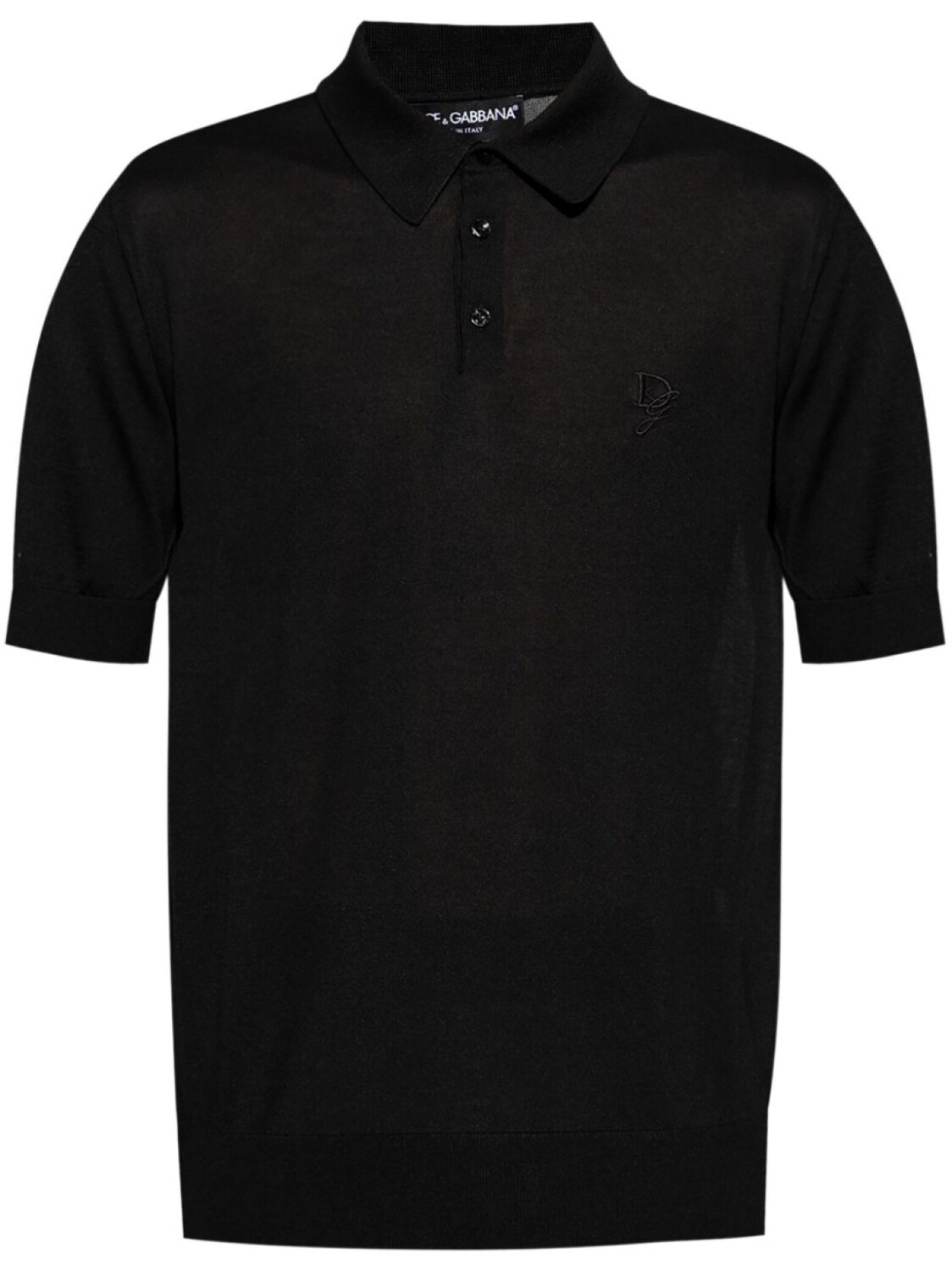 Рубашка поло с вышитым логотипом Dolce & Gabbana, черный
Рубашка поло с вышитым логотипом Dolce & Gabbana, черный