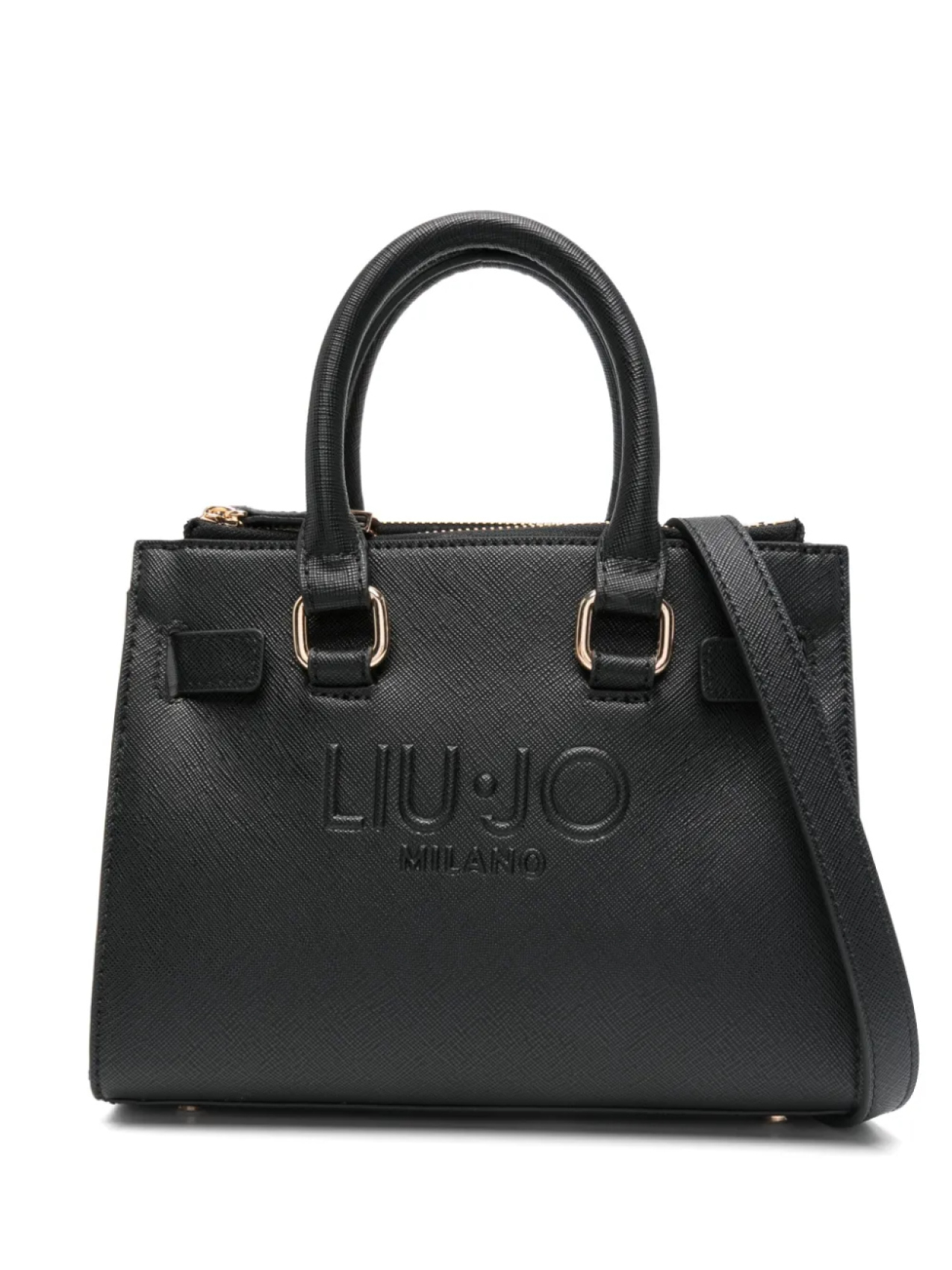 Сумка-тоут с тисненым логотипом LIU JO, черный
Сумка-тоут с тисненым логотипом LIU JO, черный