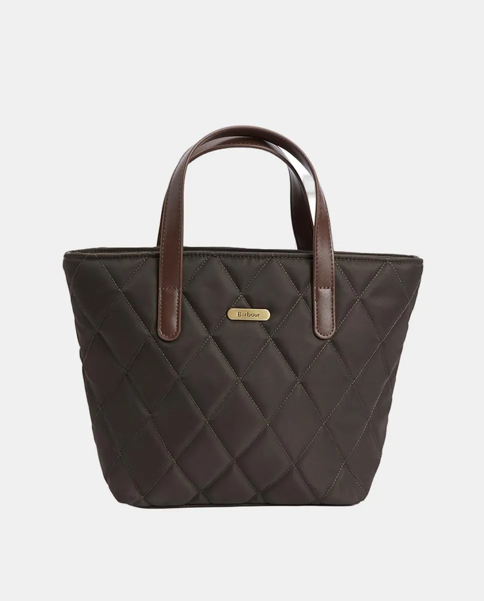 Стеганая сумка-тоут с ручками Barbour, зеленый
Стеганая сумка-тоут с ручками Barbour, зеленый