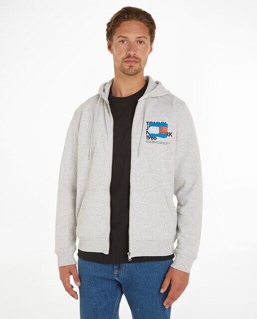Мужская толстовка с застежкой-молнией и капюшоном Tommy Jeans, серый
Мужская толстовка с застежкой-молнией и капюшоном Tommy Jeans, серый