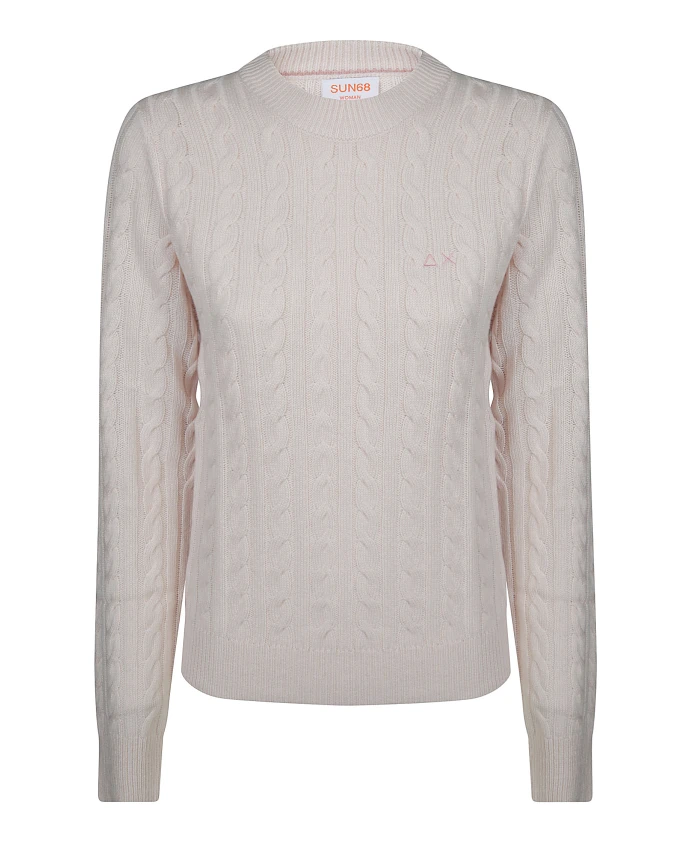 Уютный свитер крупной вязки Sun68, розовый
Уютный свитер крупной вязки Sun68, розовый