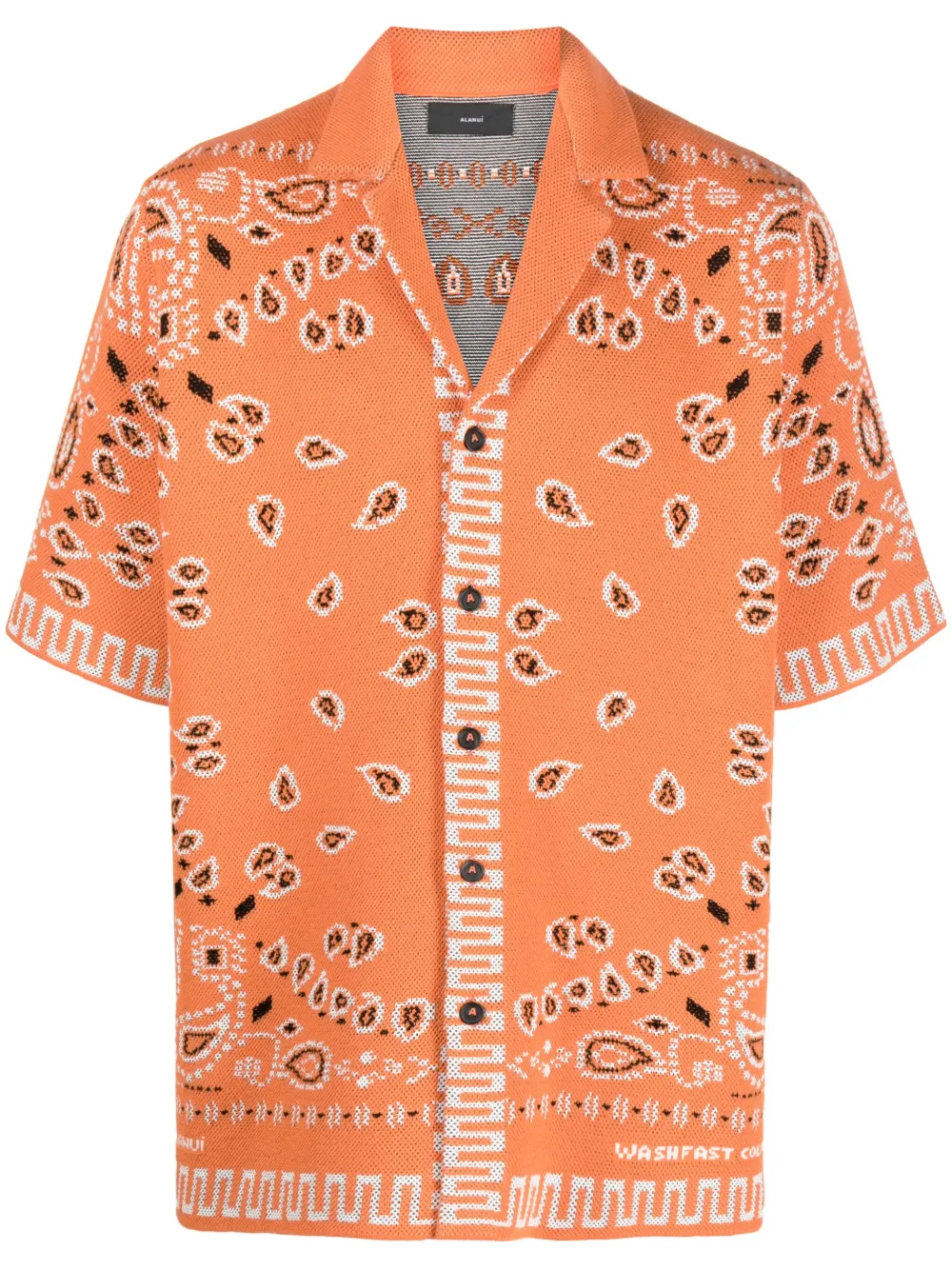 Рубашка с короткими рукавами и принтом Alanui, оранжевый
Рубашка с короткими рукавами и принтом Alanui, оранжевый
