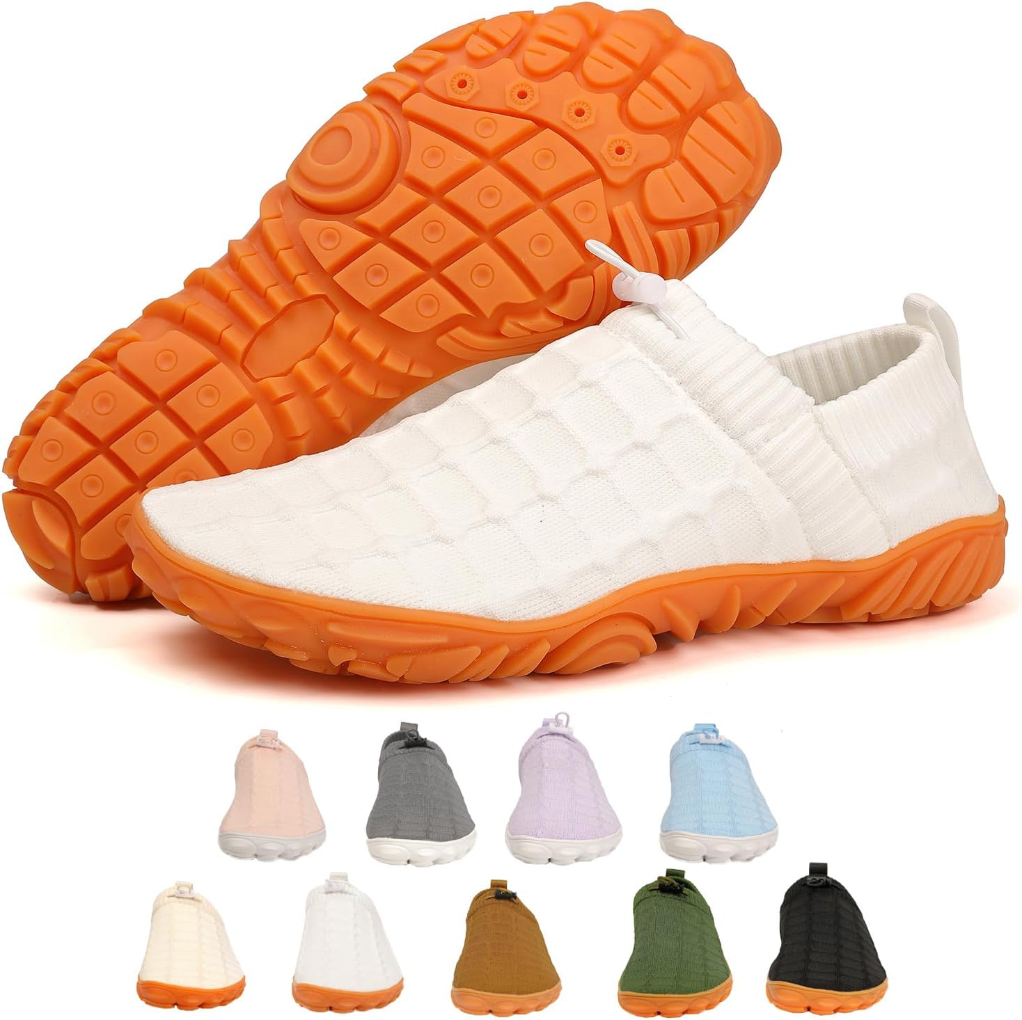 Кроссовки для женщин и мужчин унисекс, быстросохнущие, с нескользящей подошвой, широким носком Feedmoo, оранжевый
Кроссовки для женщин и мужчин унисекс, быстросохнущие, с нескользящей подошвой, широким носком Feedmoo, оранжевый