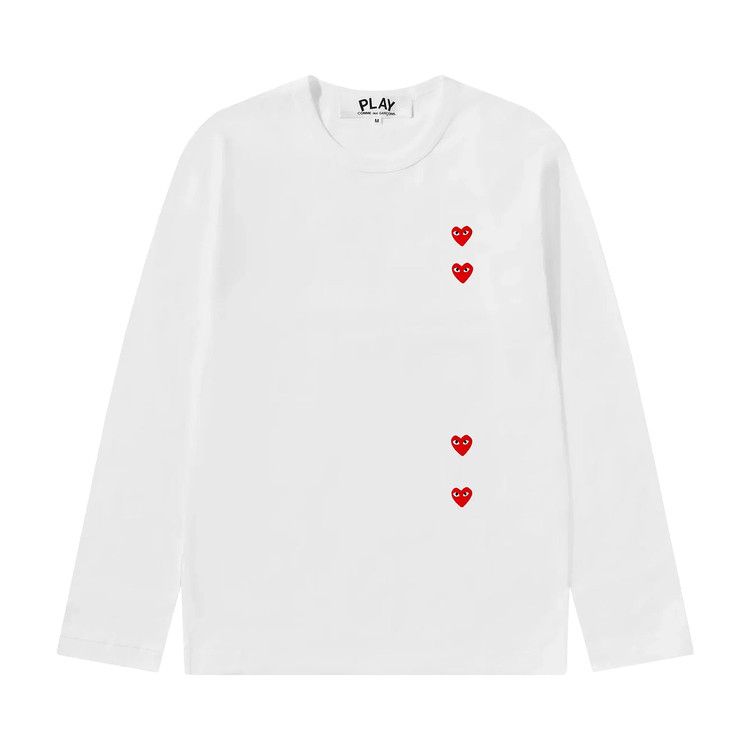 Лонгслив Comme des Garçons PLAY Multi Heart Long-Sleeve, White/Red
Лонгслив Comme des Garçons PLAY Multi Heart Long-Sleeve, White/Red