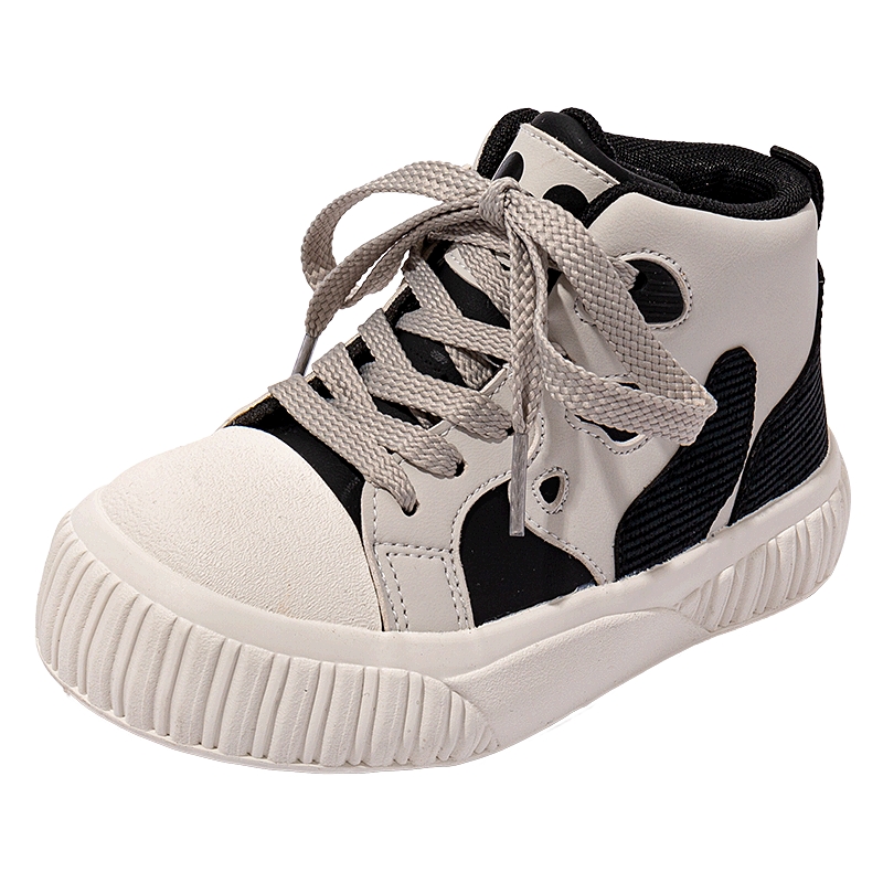 Детские кроссовки для скейтбординга с противоскользящим покрытием и износостойкостью, с поддержкой баланса и высоким берцем Disney, черный 
Детские кроссовки для скейтбординга с противоскользящим покрытием и износостойкостью, с поддержкой баланса и высоким берцем Disney, черный