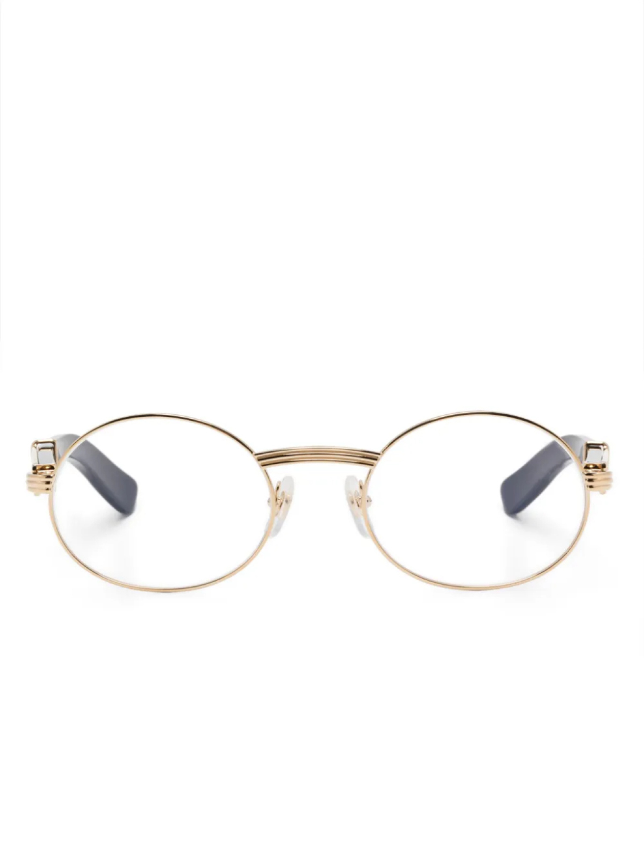 Очки в круглой оправе Cartier Eyewear, золотой 
Очки в круглой оправе Cartier Eyewear, золотой