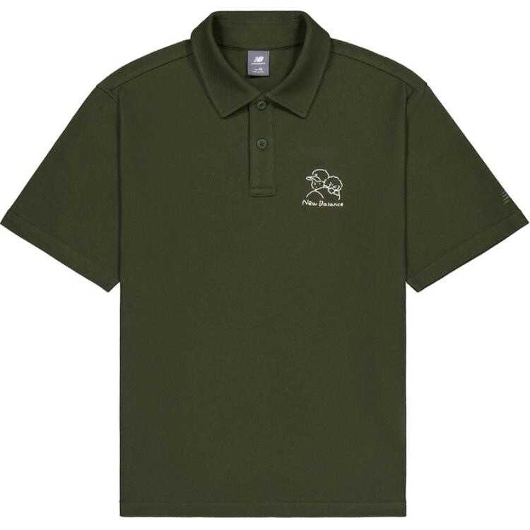 Рубашка поло унисекс темно-зеленый хаки New Balance, зеленый
Рубашка поло унисекс темно-зеленый хаки New Balance, зеленый