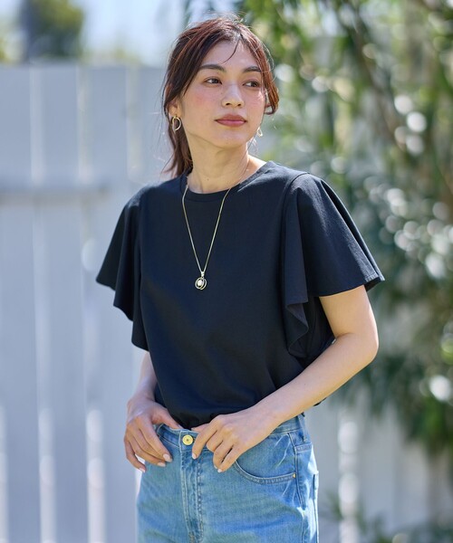 ANY Футболка с оборками на рукавах, бренд Solona, цвет черный
ANY Футболка с оборками на рукавах, бренд Solona, цвет черный