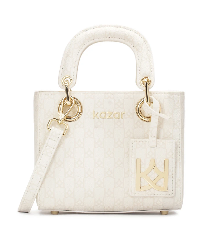 Кожаная сумочка в компактном исполнении Kazar, белый
Кожаная сумочка в компактном исполнении Kazar, белый
