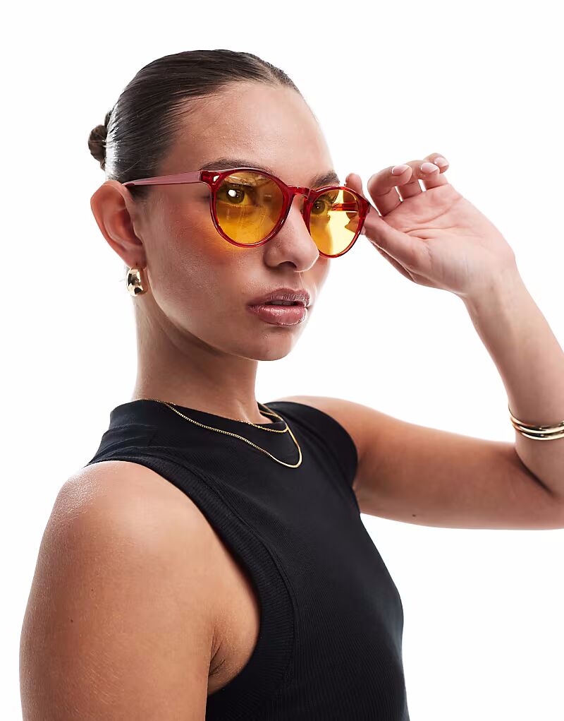 Солнцезащитные очки AJ Morgan Gradschool в круглой оправе бордового цвета с желтыми линзами, Бордовый, Солнцезащитные очки AJ Morgan Gradschool в круглой оправе бордового цвета с желтыми линзами
Солнцезащитные очки AJ Morgan Gradschool в круглой оправе бордового цвета с желтыми линзами, Бордовый, Солнцезащитные очки AJ Morgan Gradschool в круглой оправе бордового цвета с желтыми линзами