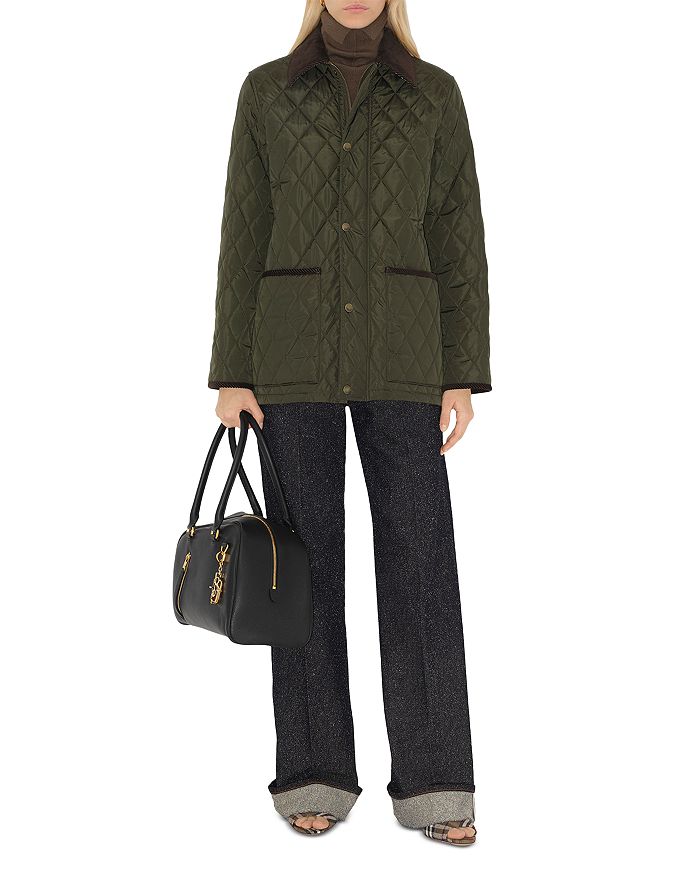 Стеганая амбарная куртка Burberry, зеленый
Стеганая амбарная куртка Burberry, зеленый