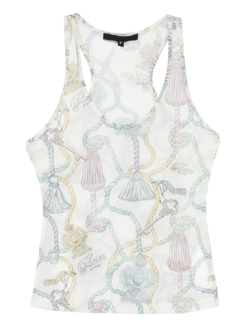 Топ с принтом Philipp Plein, белый
Топ с принтом Philipp Plein, белый