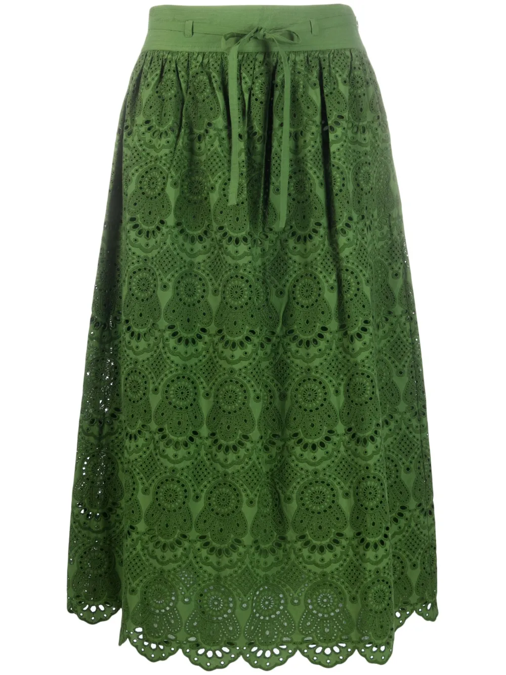 Юбка Clarabella с люверсами Ulla Johnson, зеленый
Юбка Clarabella с люверсами Ulla Johnson, зеленый