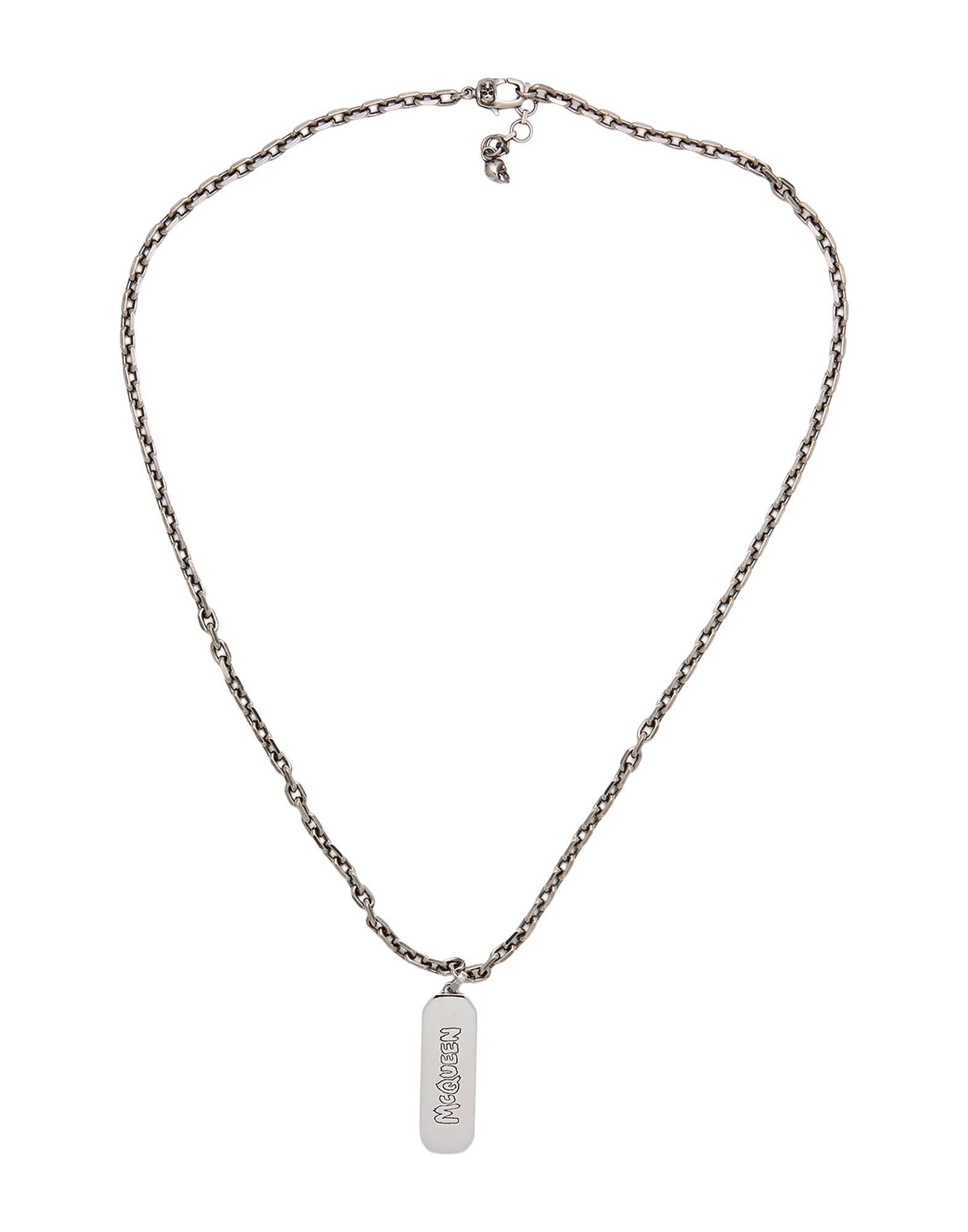 Ожерелье Mcqueen, серебряный
Ожерелье Mcqueen, серебряный
