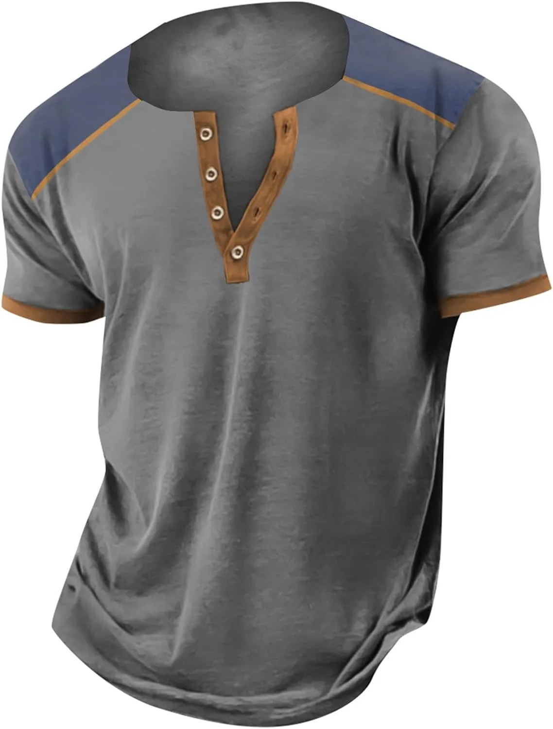 Ymosrh мужская футболка хенли с коротким рукавом, летняя casual, S-3XL
Ymosrh мужская футболка хенли с коротким рукавом, летняя casual, S-3XL