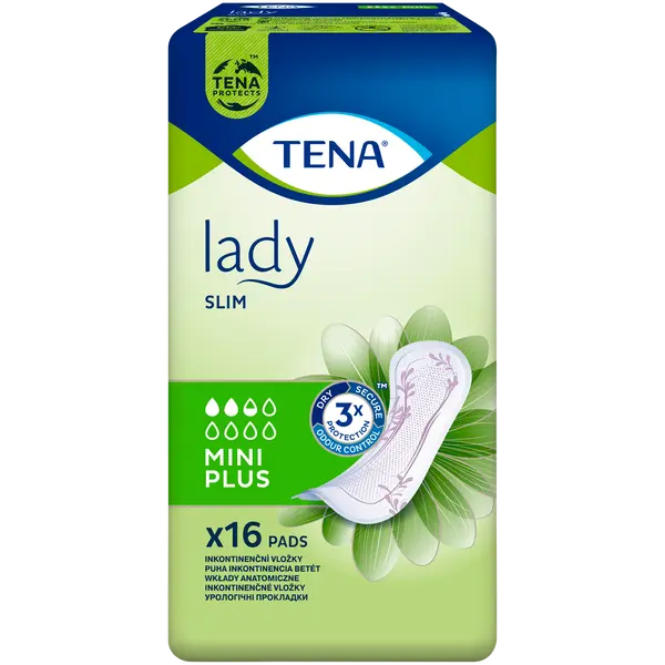 Специализированные прокладки mini plus, 16 шт./1 упаковка. Tena Lady slim
Специализированные прокладки mini plus, 16 шт./1 упаковка. Tena Lady slim