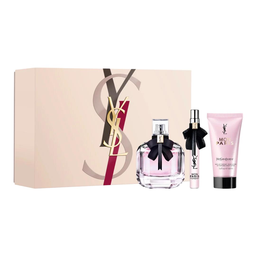 SAINT LAURENT Набор духов Mon Paris Eau De Parfum EDP с ароматом красной ягоды и цветка мандалы 90мл+10мл+50мл
SAINT LAURENT Набор духов Mon Paris Eau De Parfum EDP с ароматом красной ягоды и цветка мандалы 90мл+10мл+50мл