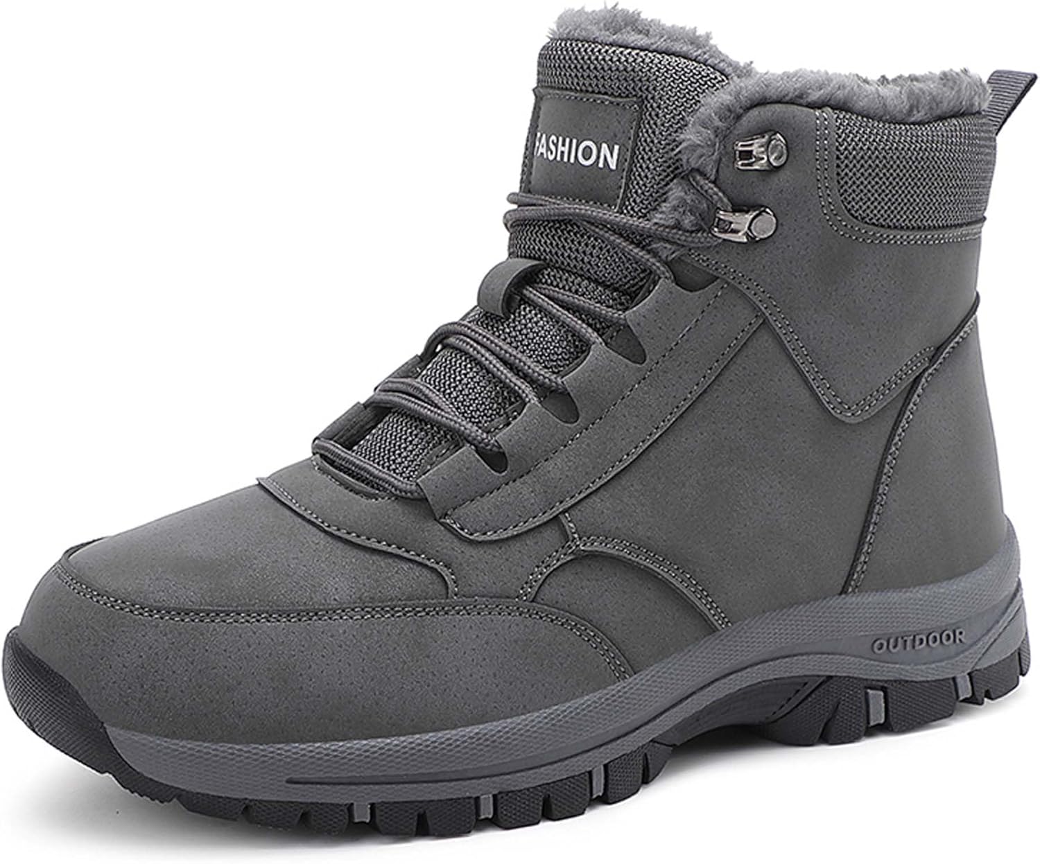 Мужские зимние ботинки с утепленной флисовой подкладкой, противоскользящие для активного отдыха на улице, высокие, с хлопковой подкладкой, для ношения в холодную погоду Generic, серый
Мужские зимние ботинки с утепленной флисовой подкладкой, противоскользящие для активного отдыха на улице, высокие, с хлопковой подкладкой, для ношения в холодную погоду Generic, серый