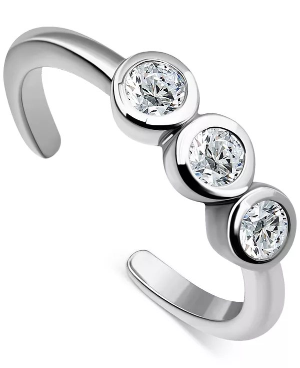 Регулируемое кольцо для пальца ноги с кубическим цирконием из стерлингового серебра (также из стерлингового серебра с 18-каратным золотом), эксклюзивно в Macy's Giani Bernini, silver
Регулируемое кольцо для пальца ноги с кубическим цирконием из стерлингового серебра (также из стерлингового серебра с 18-каратным золотом), эксклюзивно в Macy's Giani Bernini, silver