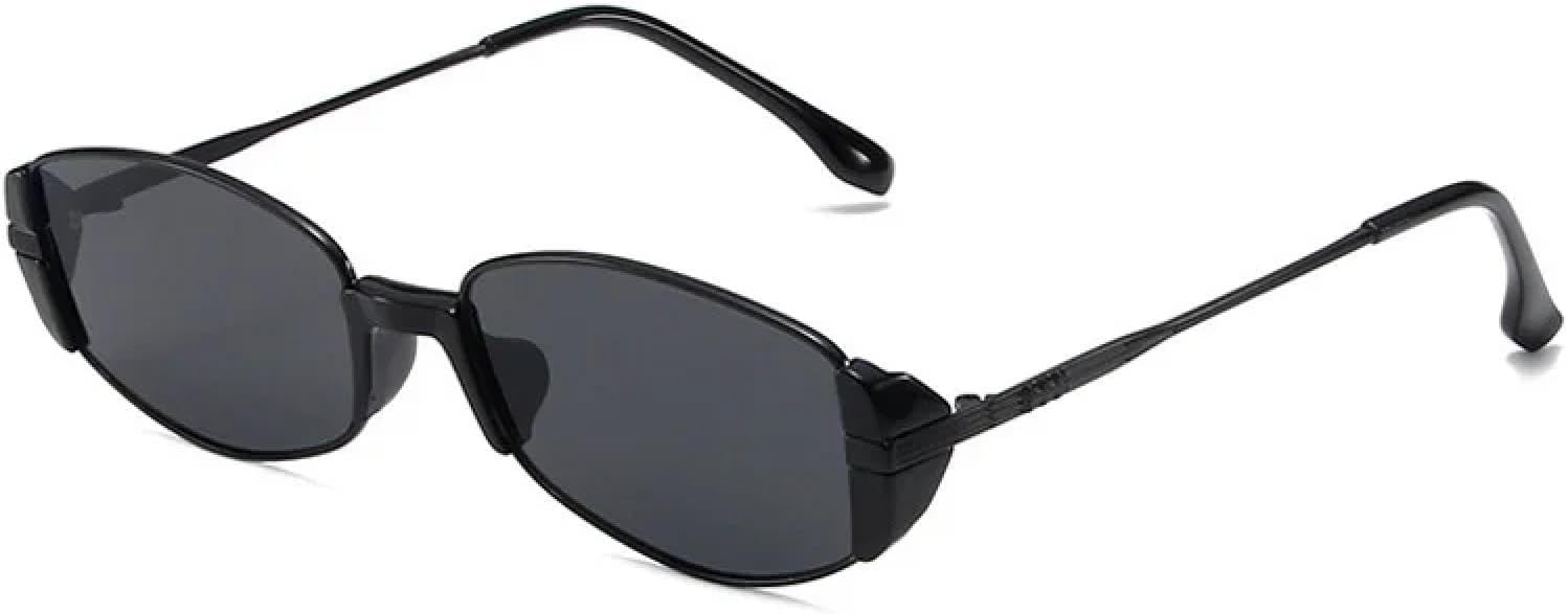 Винтажные солнцезащитные очки неправильной формы для женщин, мужчин и девушек в стиле панк, маленькие солнцезащитные очки с защитой от УФ-излучения UV400 VVTWSSW, Black-black
Винтажные солнцезащитные очки неправильной формы для женщин, мужчин и девушек в стиле панк, маленькие солнцезащитные очки с защитой от УФ-излучения UV400 VVTWSSW, Black-black