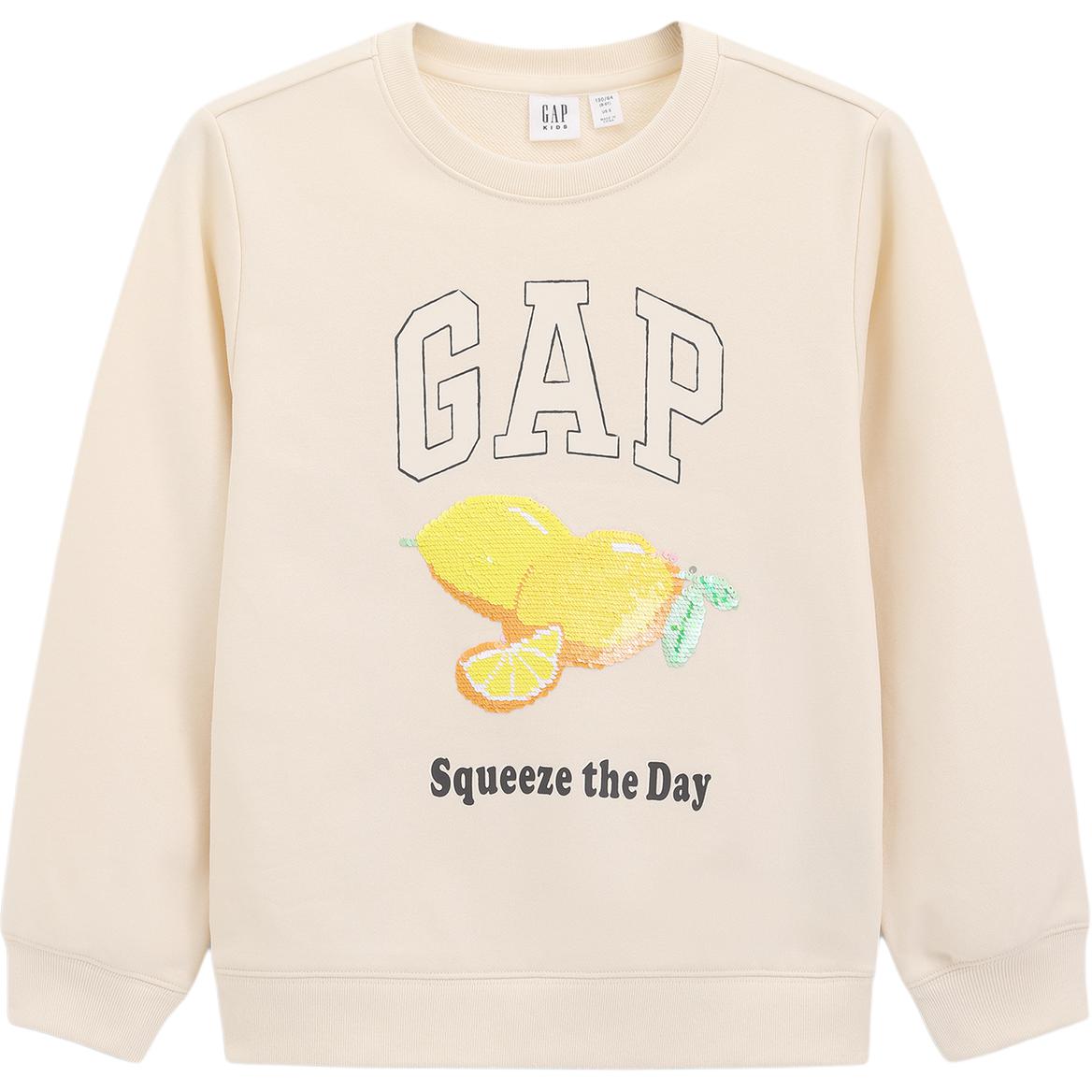 Свитшот Logo Reversed Shimmer с блестками GAP, слоновая кость
Свитшот Logo Reversed Shimmer с блестками GAP, слоновая кость