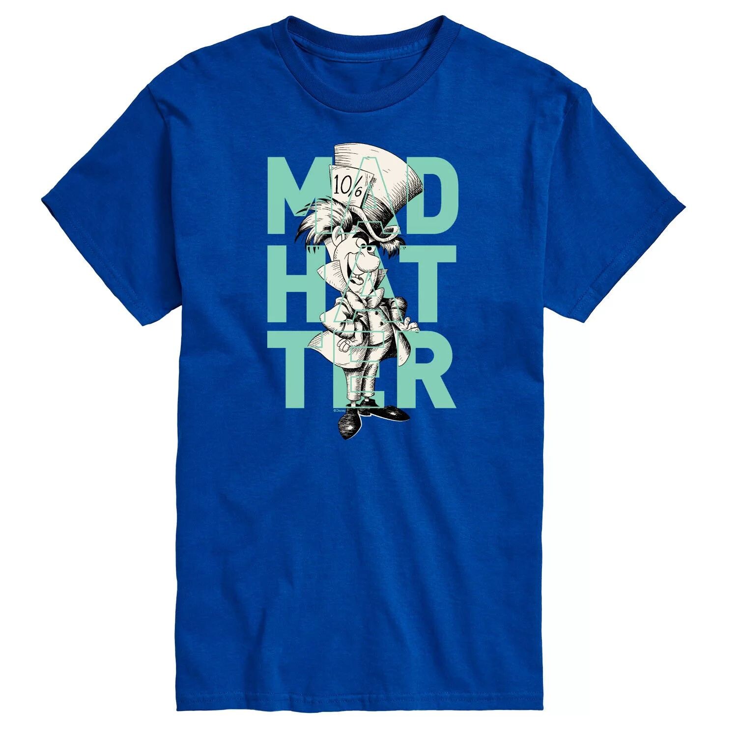 Футболка с рисунком «Большой и Безумный Шляпник» из мультфильма Диснея «Алиса в стране чудес» License, синий
Футболка с рисунком «Большой и Безумный Шляпник» из мультфильма Диснея «Алиса в стране чудес» License, синий