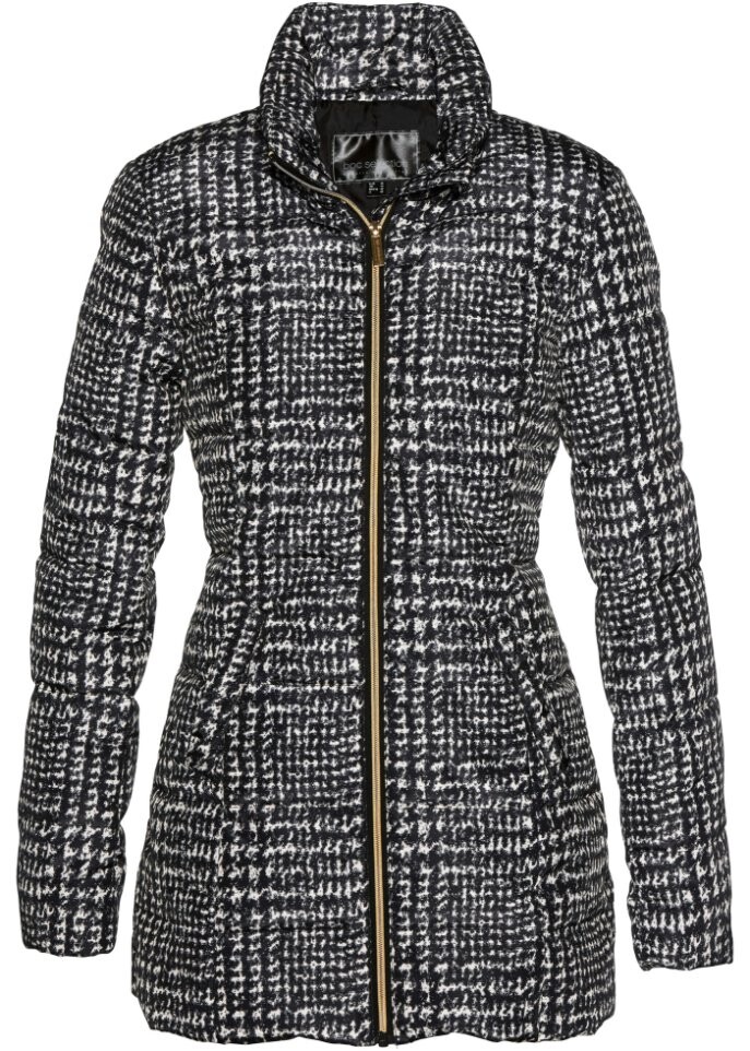 Длинная стеганая куртка Bpc Selection, черный 
Длинная стеганая куртка Bpc Selection, черный