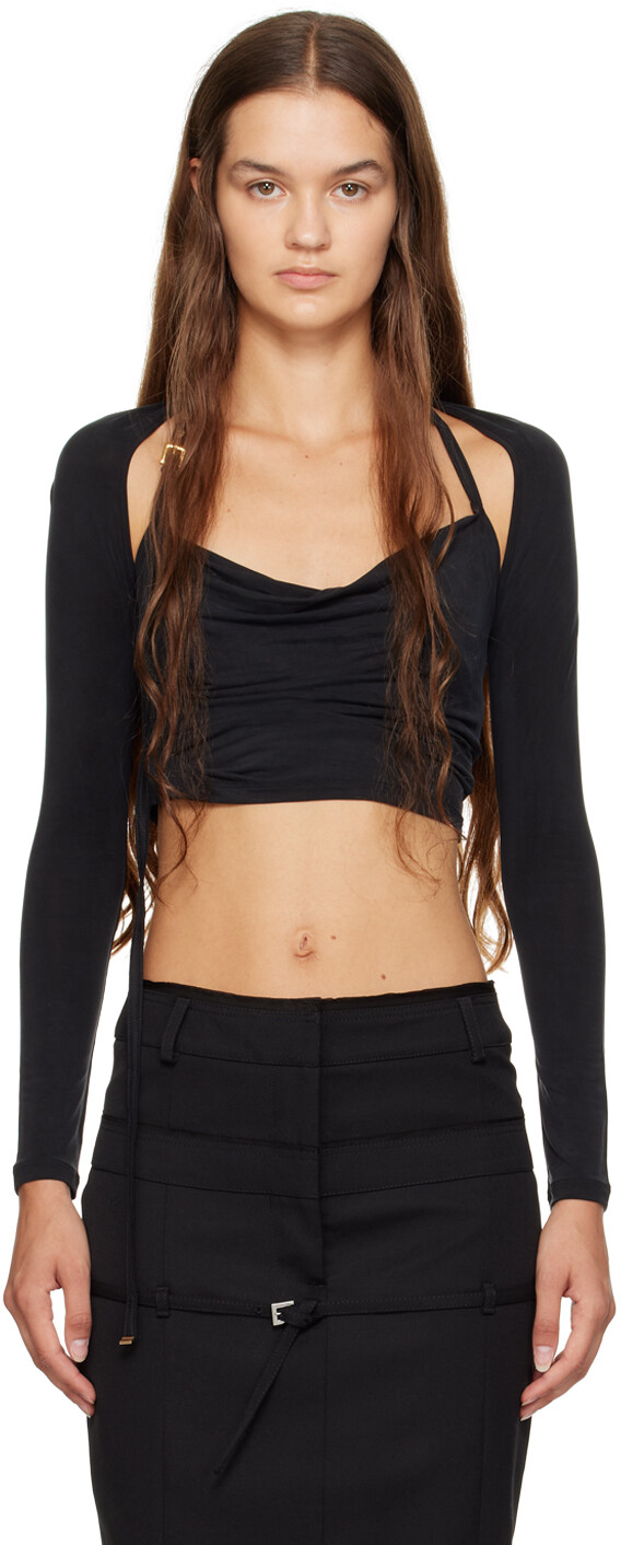 Черная футболка с длинным рукавом Le Chouchou Le Haut Peplo Jacquemus, Черный, Черная футболка с длинным рукавом Le Chouchou Le Haut Peplo Jacquemus
Черная футболка с длинным рукавом Le Chouchou Le Haut Peplo Jacquemus, Черный, Черная футболка с длинным рукавом Le Chouchou Le Haut Peplo Jacquemus