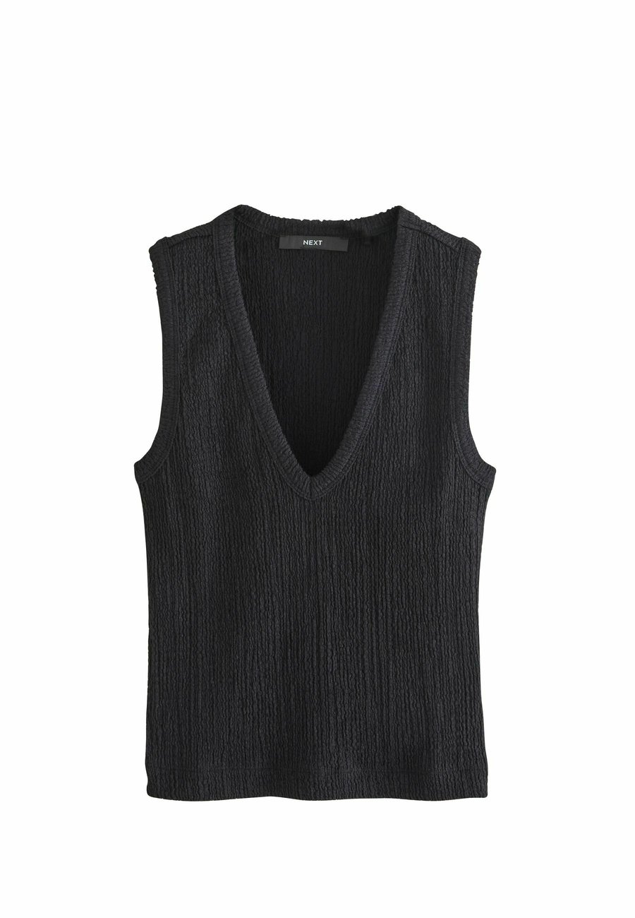 Топ Next SLEEVELESS TEXTURED V-NECK ., Black
Топ Next SLEEVELESS TEXTURED V-NECK ., Black