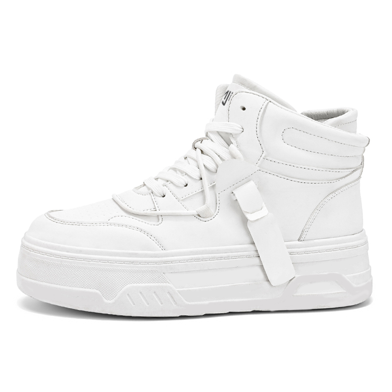 Нескользящие и износостойкие высокие кроссовки для скейтбординга, увеличивающие рост, для мужчин NANJIREN, White
Нескользящие и износостойкие высокие кроссовки для скейтбординга, увеличивающие рост, для мужчин NANJIREN, White
