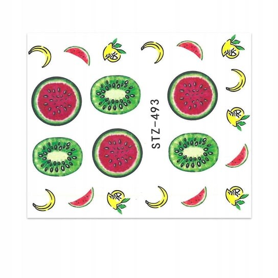 Водная наклейка для ногтей, маникюра, фруктов STZ-493, AllePaznokcie
Водная наклейка для ногтей, маникюра, фруктов STZ-493, AllePaznokcie