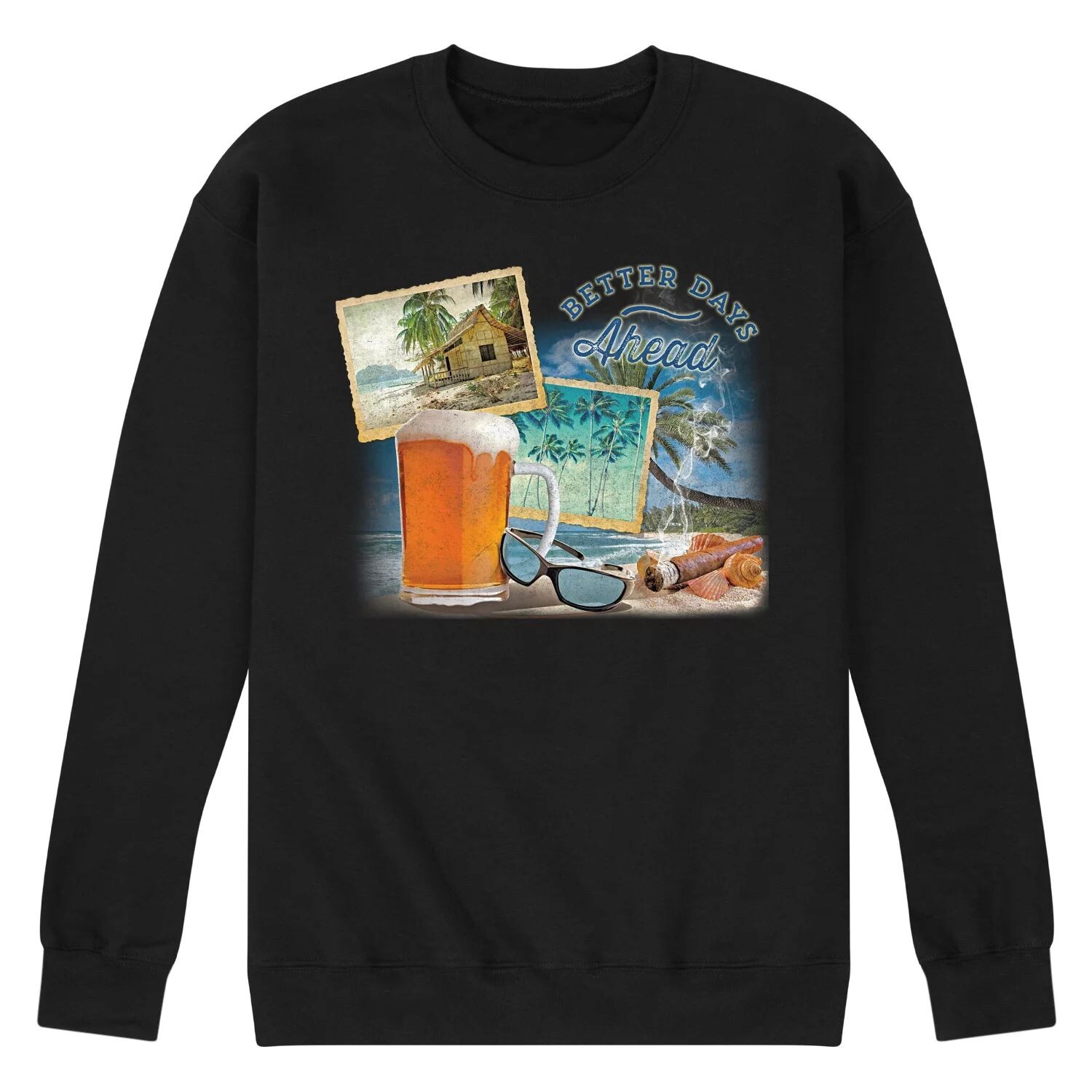 Мужской свитшот с рисунком Better Days Ahead Licensed Character
Мужской свитшот с рисунком Better Days Ahead Licensed Character