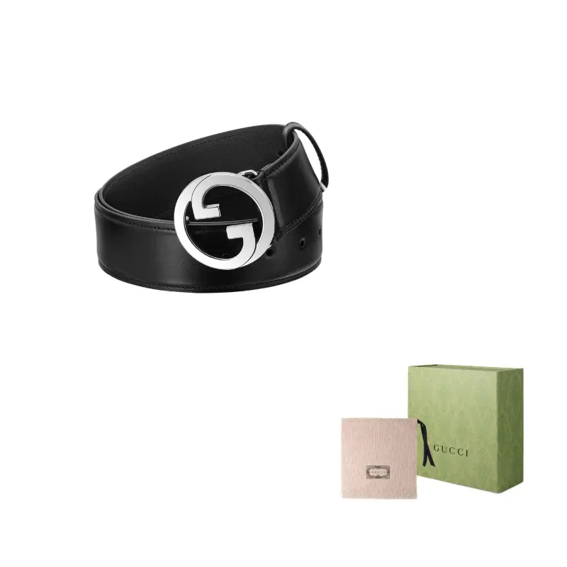 Ремень мужской Gucci Leather, черный
Ремень мужской Gucci Leather, черный