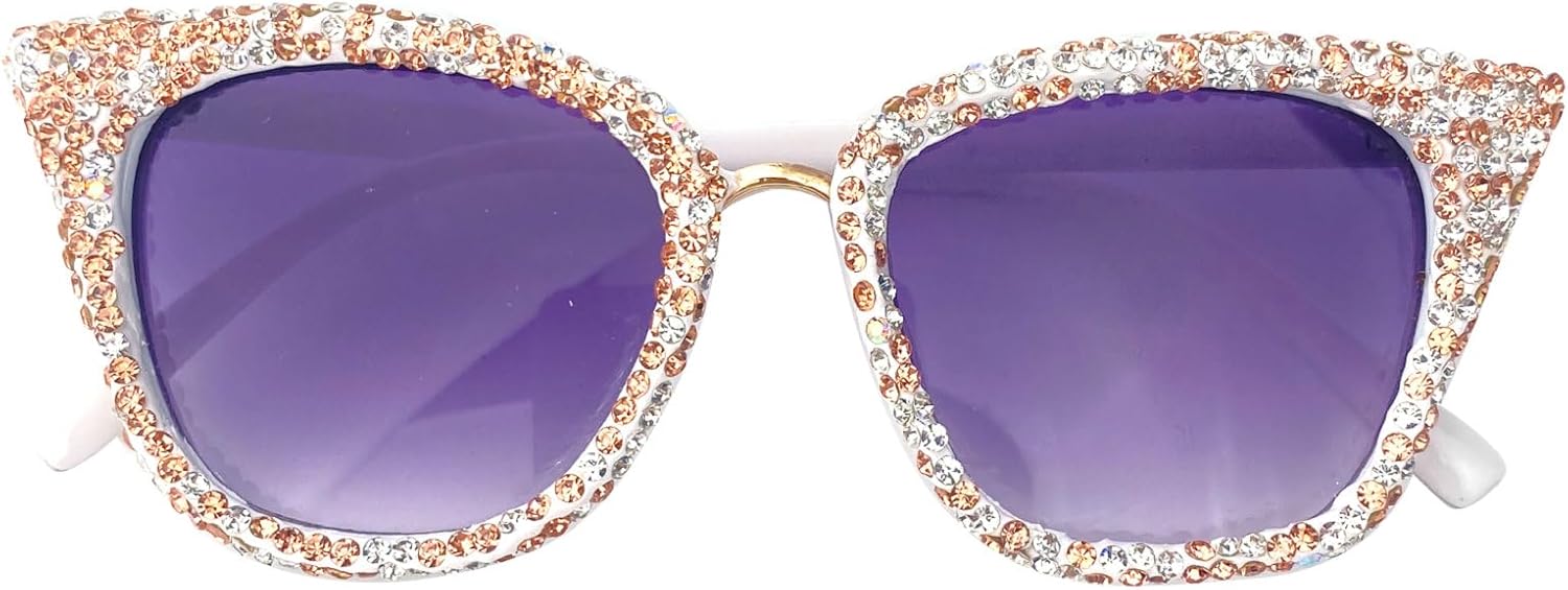 Солнцезащитные очки в стиле «кошачий глаз» 90-х годов с блестками и стразами, женские, с кристаллами, защитой от УФ-излучения UV400, сверкающие бриллиантовые очки для вечеринок mincl, Brown
Солнцезащитные очки в стиле «кошачий глаз» 90-х годов с блестками и стразами, женские, с кристаллами, защитой от УФ-излучения UV400, сверкающие бриллиантовые очки для вечеринок mincl, Brown