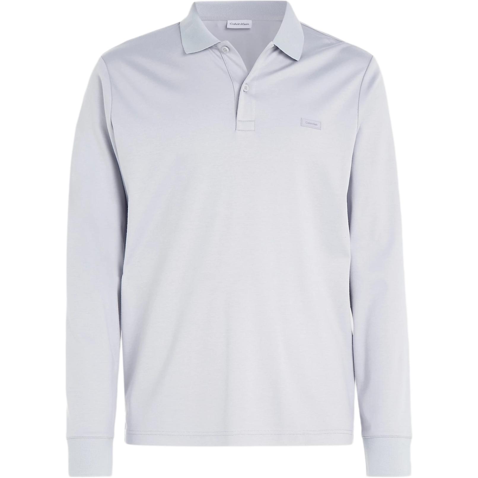 Кальвин Кляйн поло серебристого цвета мужская европейская версия 
Кальвин Кляйн поло серебристого цвета мужская европейская версия