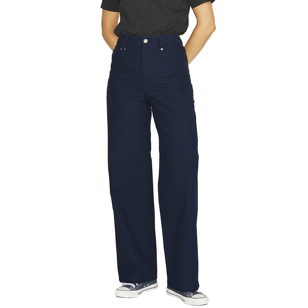 Брюки Jack & Jones Brooke Relaxed JJXX high waist, синий 
Брюки Jack & Jones Brooke Relaxed JJXX high waist, синий