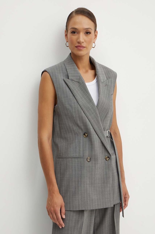 Шерстяной жилет Boss, серый 
Шерстяной жилет Boss, серый