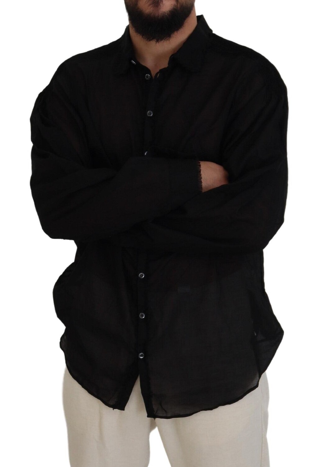 Dsqua² Деловая мужская рубашка из хлопка с длинными рукавами DSquared, черный
Dsqua² Деловая мужская рубашка из хлопка с длинными рукавами DSquared, черный