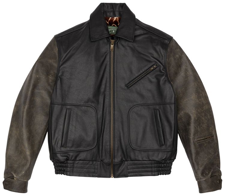 Кожаная мотокуртка Denim Tears, разноцветная, мультиколор
Кожаная мотокуртка Denim Tears, разноцветная, мультиколор